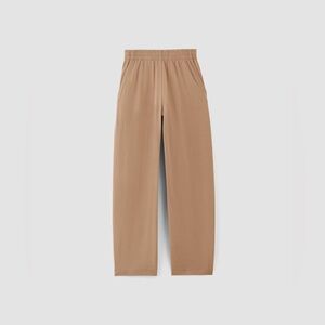 Everlane off duty barrel pant in tan